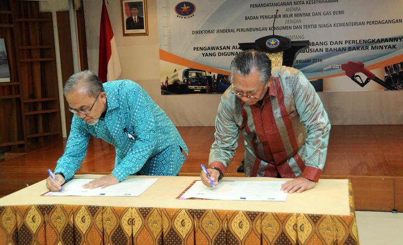 Awasi Alat Ukur, BPH Migas Tandatangani Nota Kesepahaman Dengan Kementerian Perdagangan